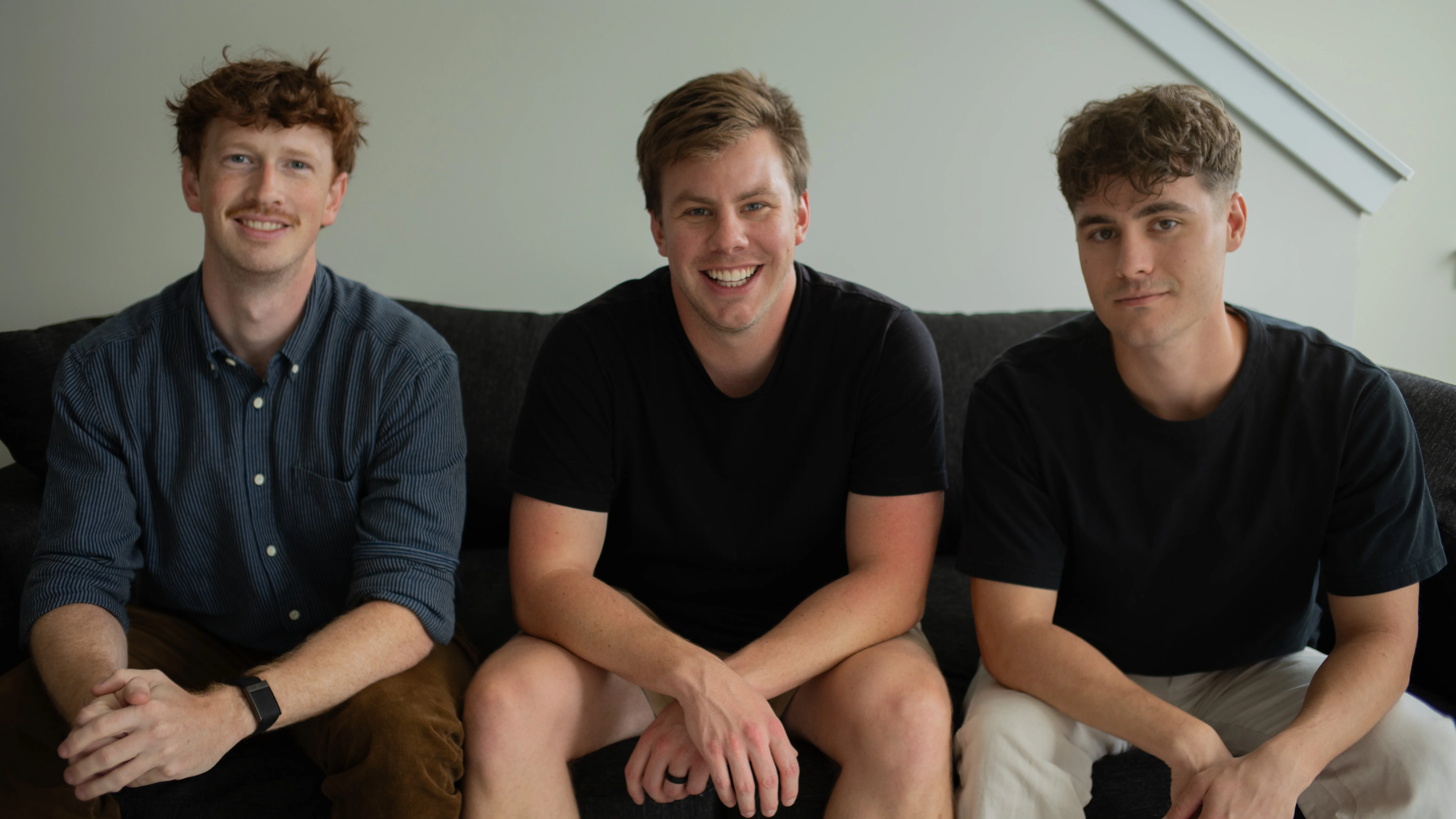 Reed, Zac, and Francesco — the three people who make up Alowh